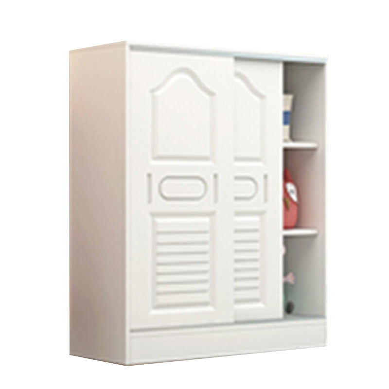 Contemporary Style Wardrobe Armoire Wood Wardrobe Closet With Door