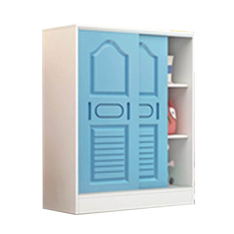 Contemporary Style Wardrobe Armoire Wood Wardrobe Closet With Door