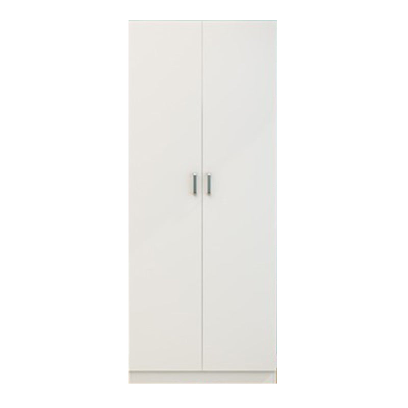 Manufactured Wood Kid's Wardrobe Modern Style Shelved Wardrobe Closet with 2 Doors