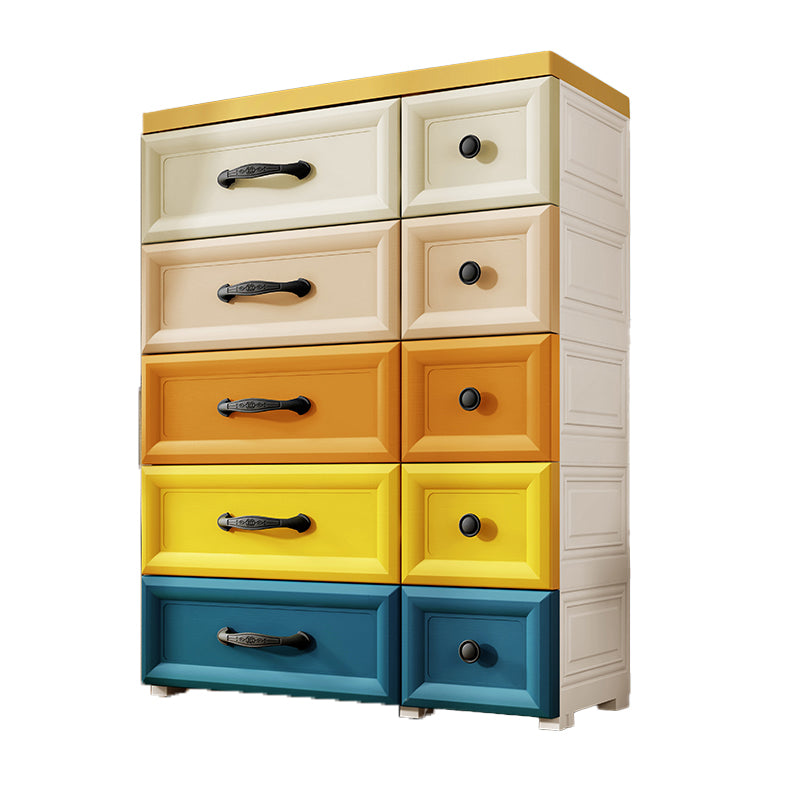 Scandinavian Nursery Dresser Chest Kids Nightstand with 6/5/10/12 Drawers