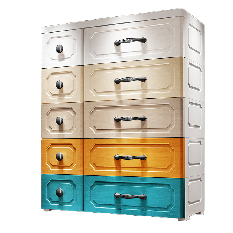 Scandinavian Nursery Dresser Chest Kids Nightstand with 6/5/10/12 Drawers