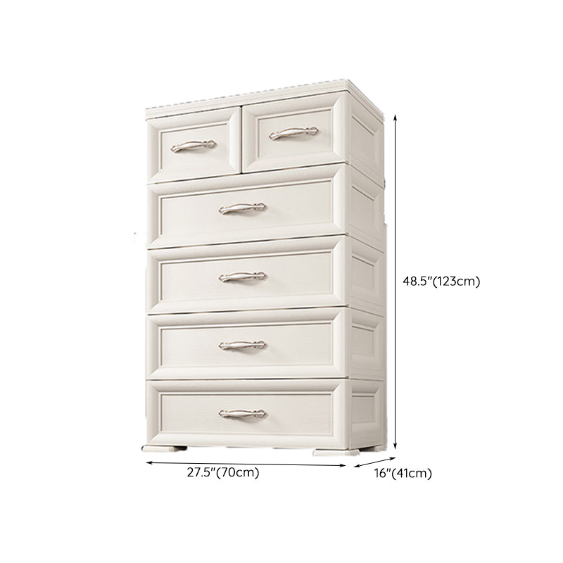 Scandinavian Nursery Dresser Chest Kids Nightstand with 6/5/10/12 Drawers