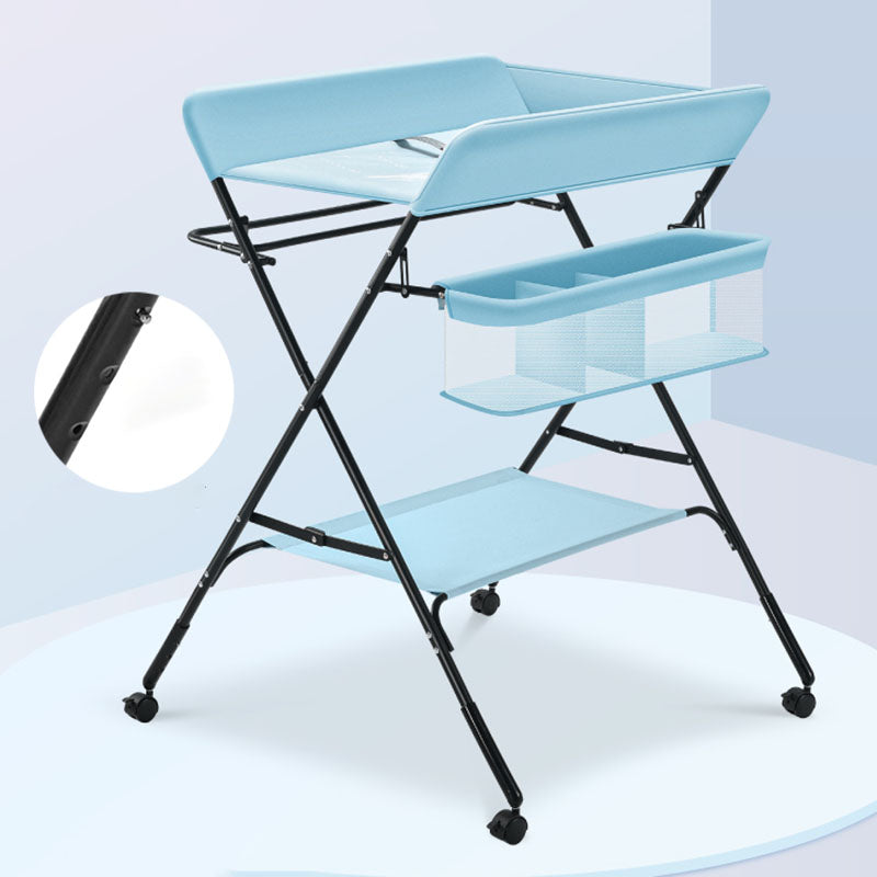 Modern Metal Changing Table Safety Rails Baby Changing Table