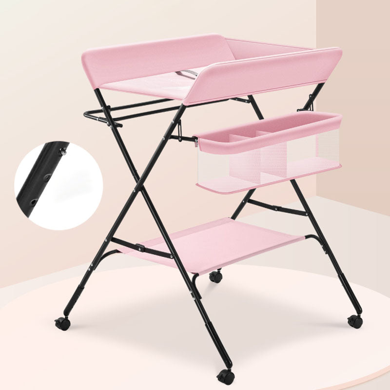 Modern Metal Changing Table Safety Rails Baby Changing Table