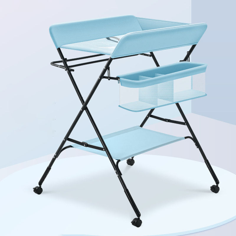 Modern Metal Changing Table Safety Rails Baby Changing Table