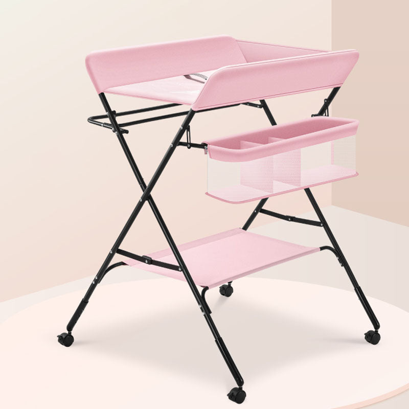 Modern Metal Changing Table Safety Rails Baby Changing Table