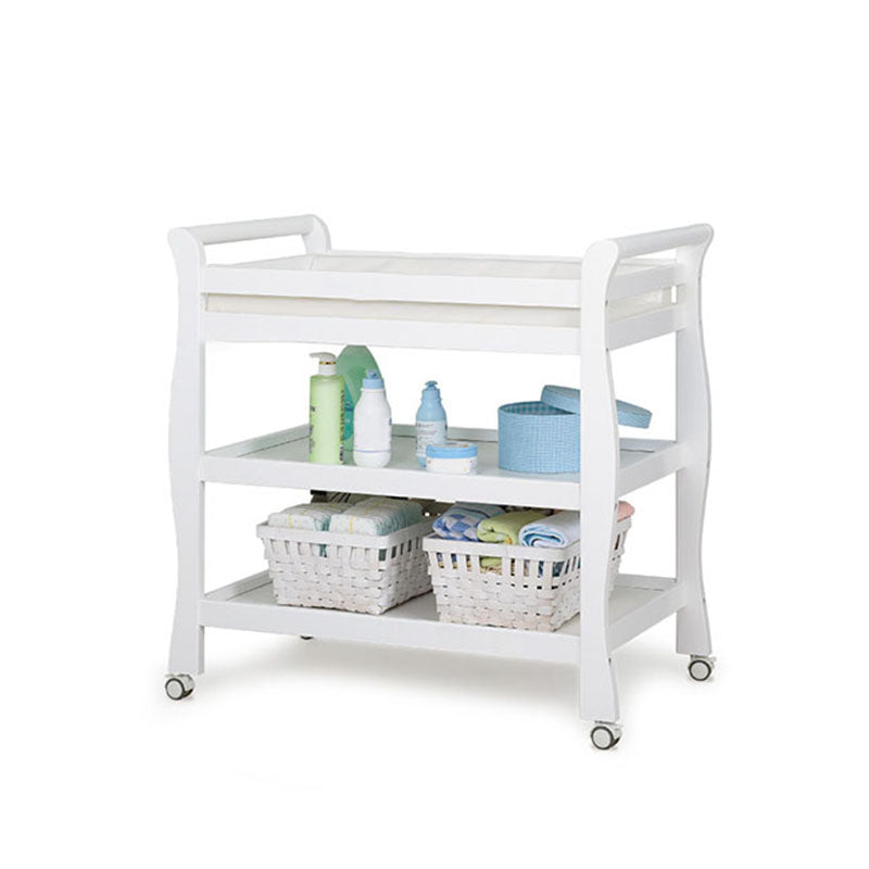 Modern Wooden Baby Changing Table Safety Rails Changing Table