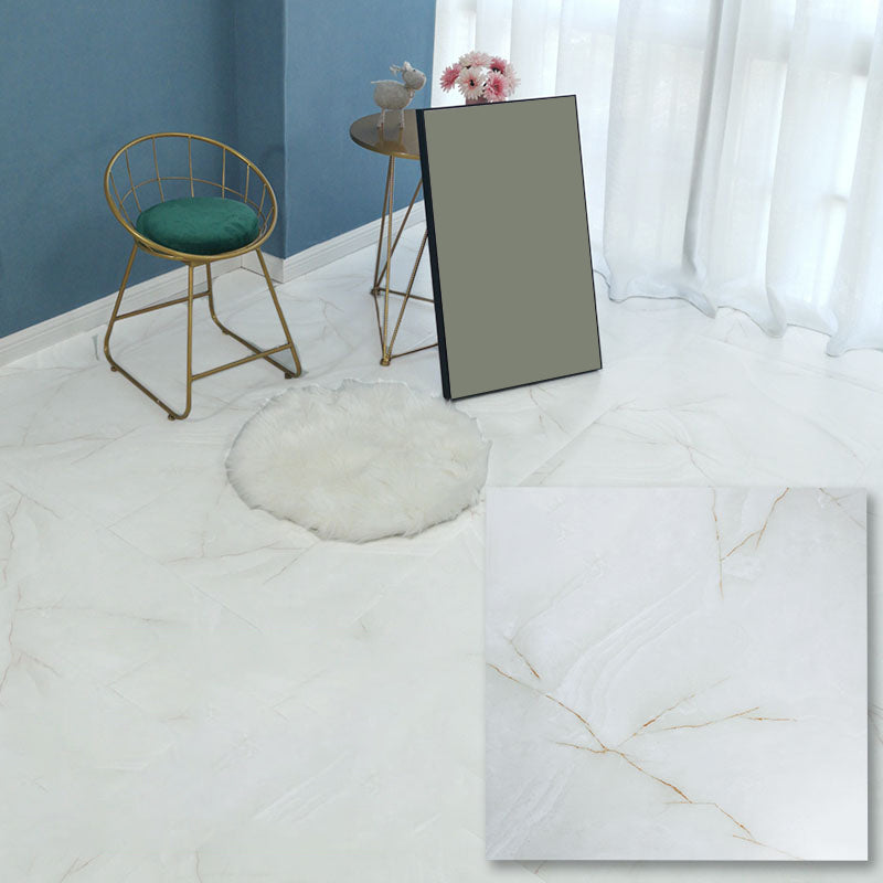 Modern Indoor Vinyl Flooring Marble Print Peel and Stick Vinyl Flooring