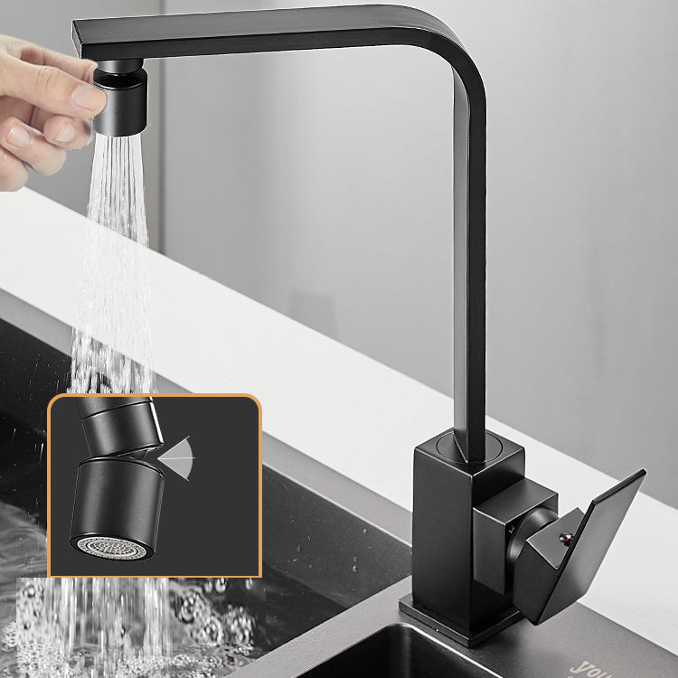 Modern Spring Spout Water Filler One Handle High Arch Meta Kitchen Faucet