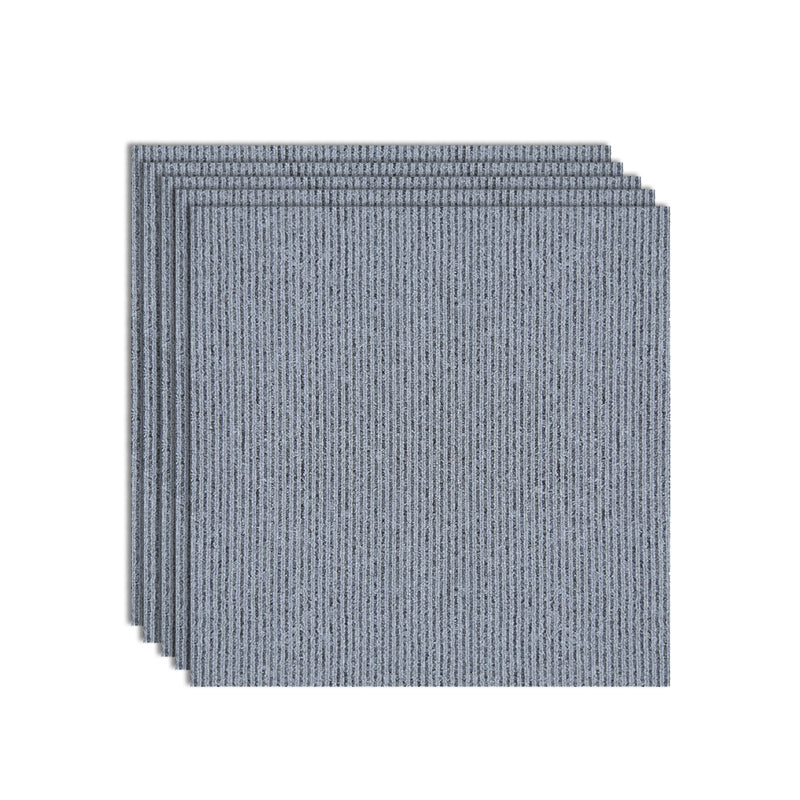 Office Room Carpet Tiles Solid Color Level Loop Square Carpet Tiles