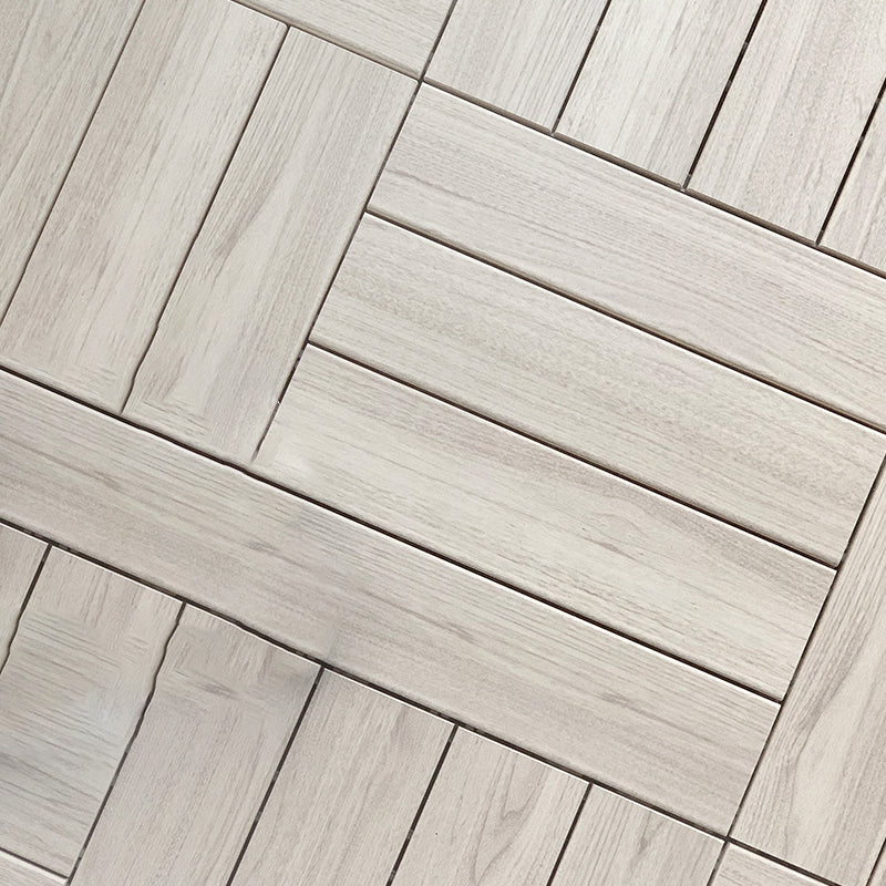 Engineered Flooring Planks Water Resistant Click-Locking for Patio Garden