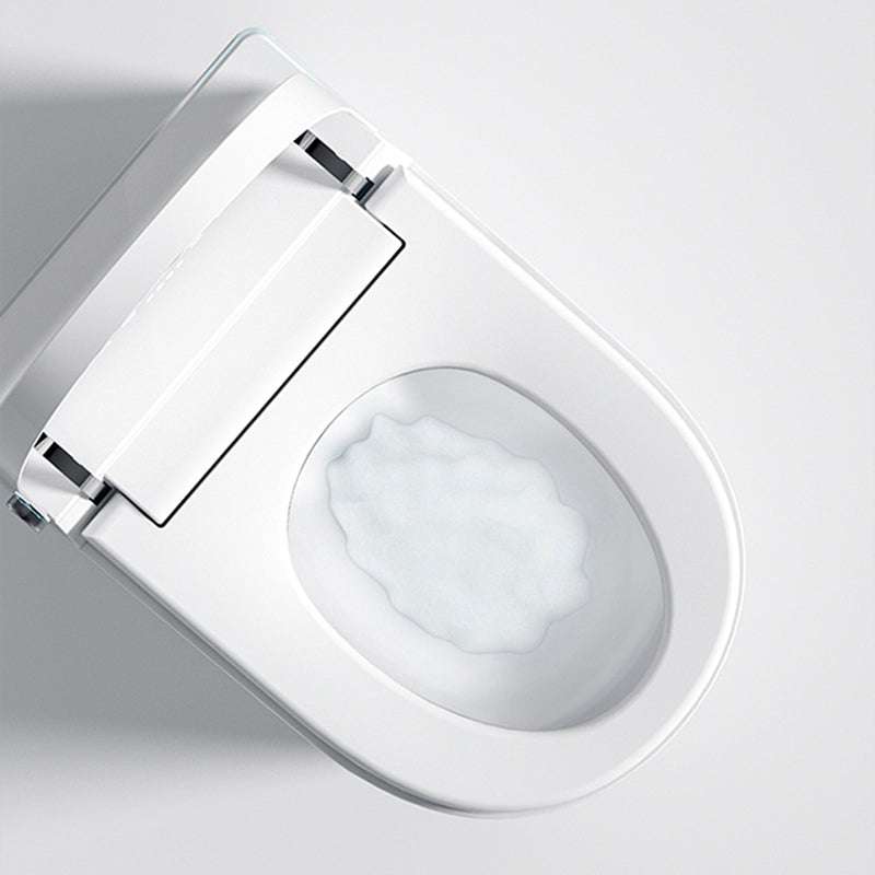 Contemporary White Floor Standing Bidet with Water Pressure Control