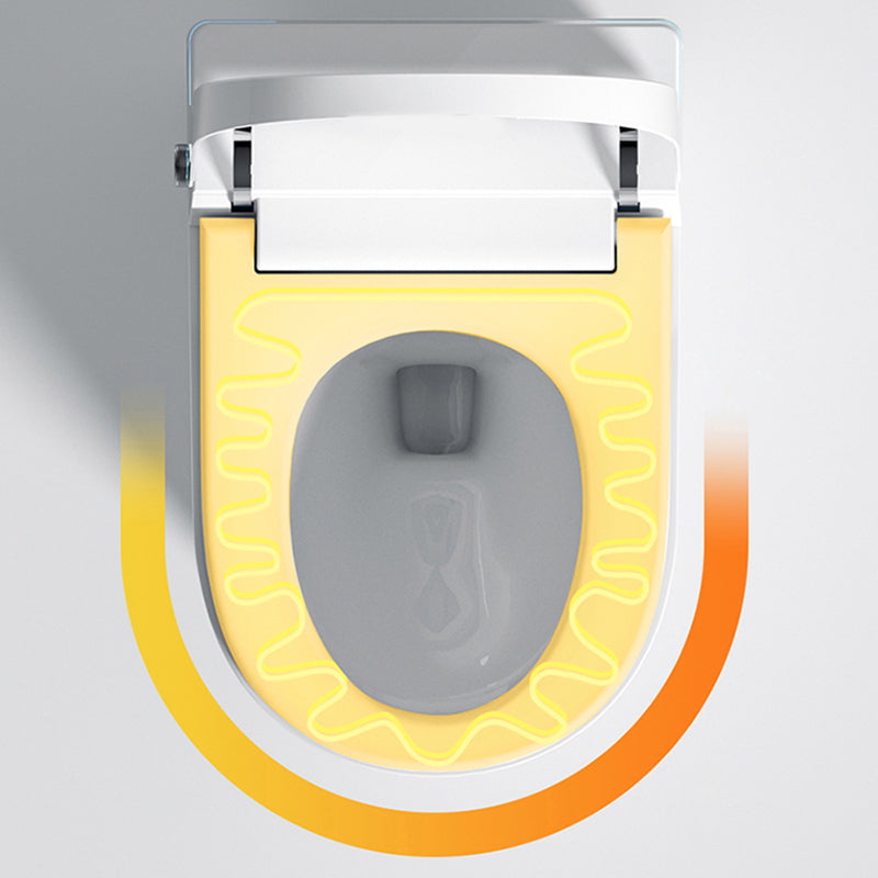 Contemporary White Floor Standing Bidet with Water Pressure Control