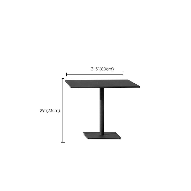 Contemporary Water Resistant Dining Table 2-Seater Patio Table