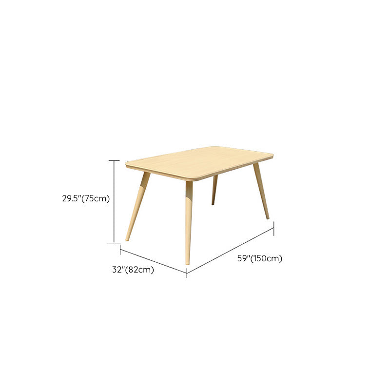 Modern Outdoor Dining Table Fire Resistant Patio Table with Aluminum Frame