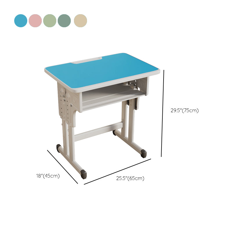 School Kids Desks Modern Adjustable Writing Desk with Storage