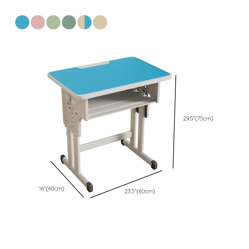 School Kids Desks Modern Adjustable Writing Desk with Storage