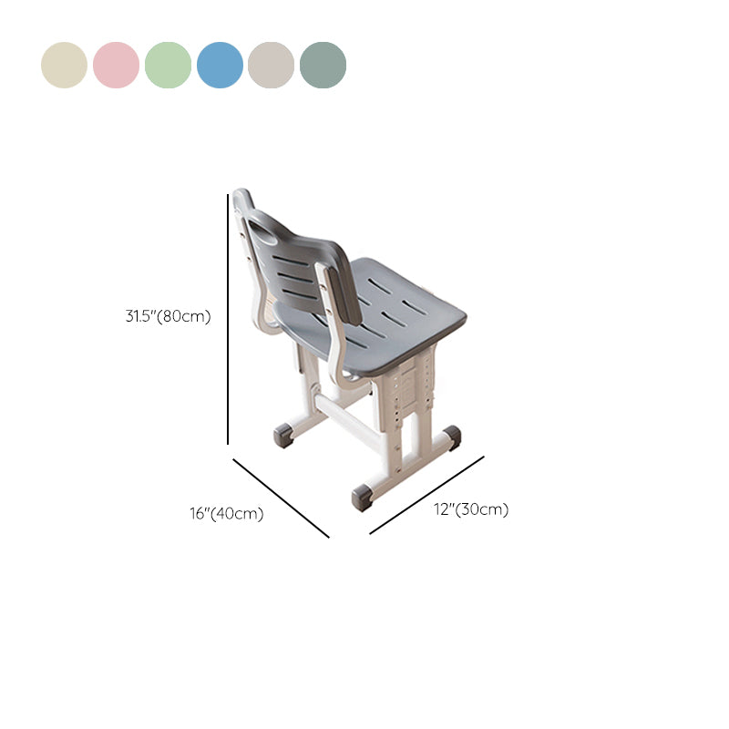 School Kids Desk and Chair Adjustable Writing Desk with Storage