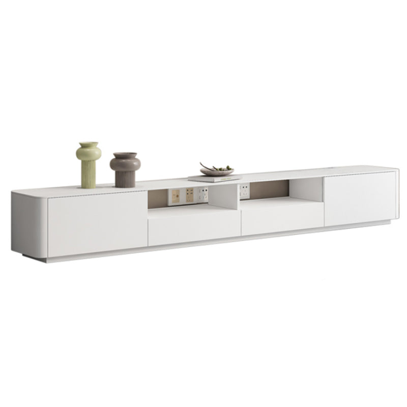 Modern TV Console Wooden Media Console TV Stand with Drawers