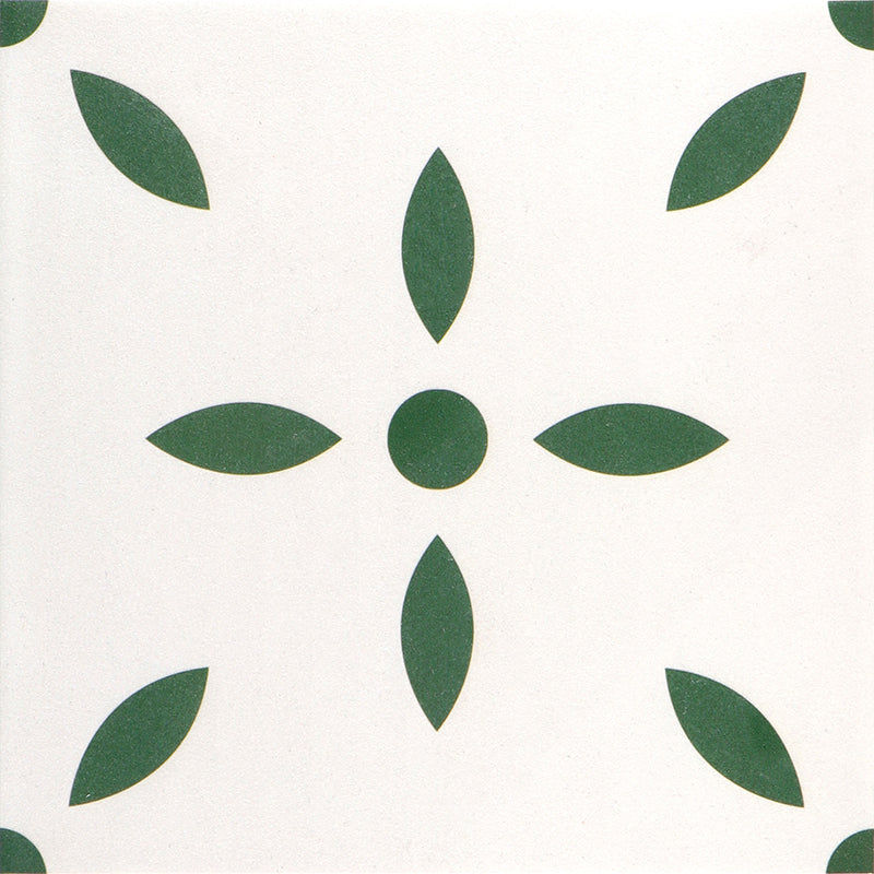 Modern Style Floor Tile Moroccan Print Straight Edge Square Waterproof Floor Tile