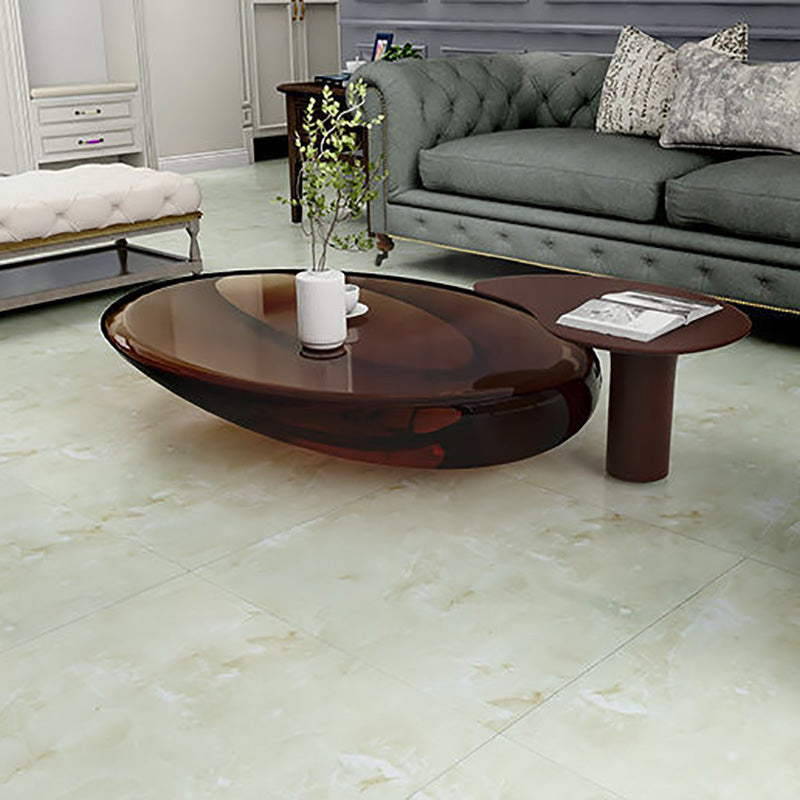 Modern Indoor Vinyl Flooring Marble Print Square PVC Vinyl Flooring