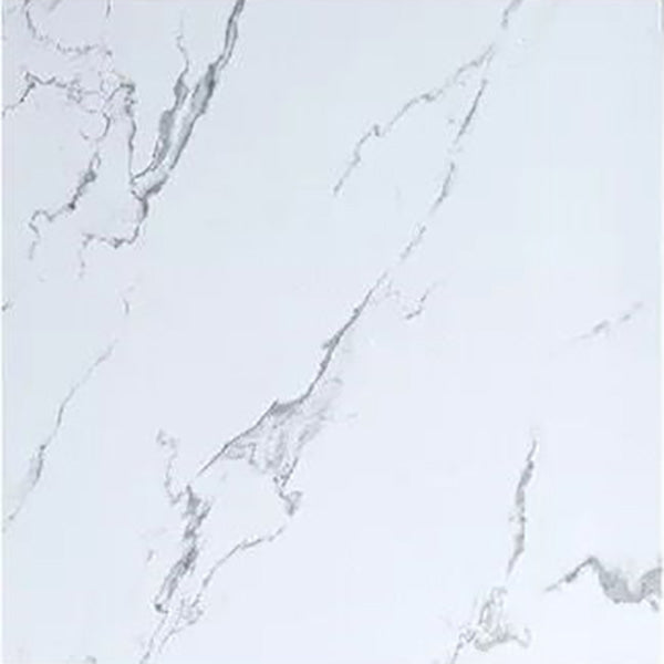 Home Indoor Vinyl Floor Peel and Stick Marble Print Square PVC Flooring