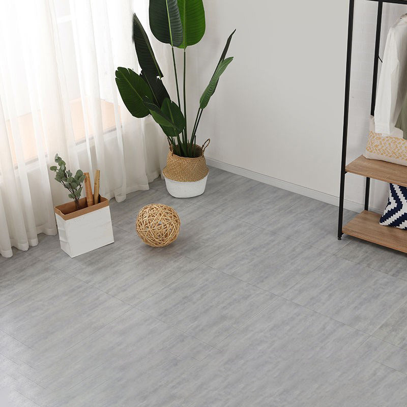 Home Indoor Vinyl Floor Peel and Stick Marble Print Square PVC Flooring