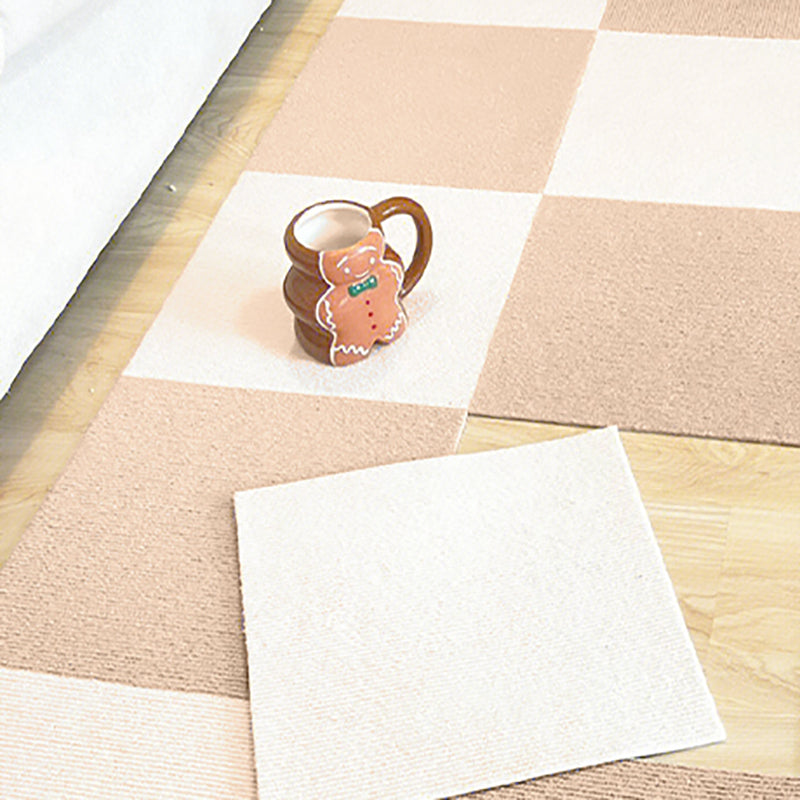 Modern Carpet Tiles Color Block Stain Resistant Carpet Tiles