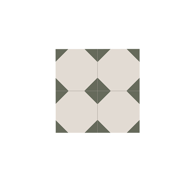 Square Peel & Stick Tile With Pattern Water Resistant Tile for Backsplash Wall