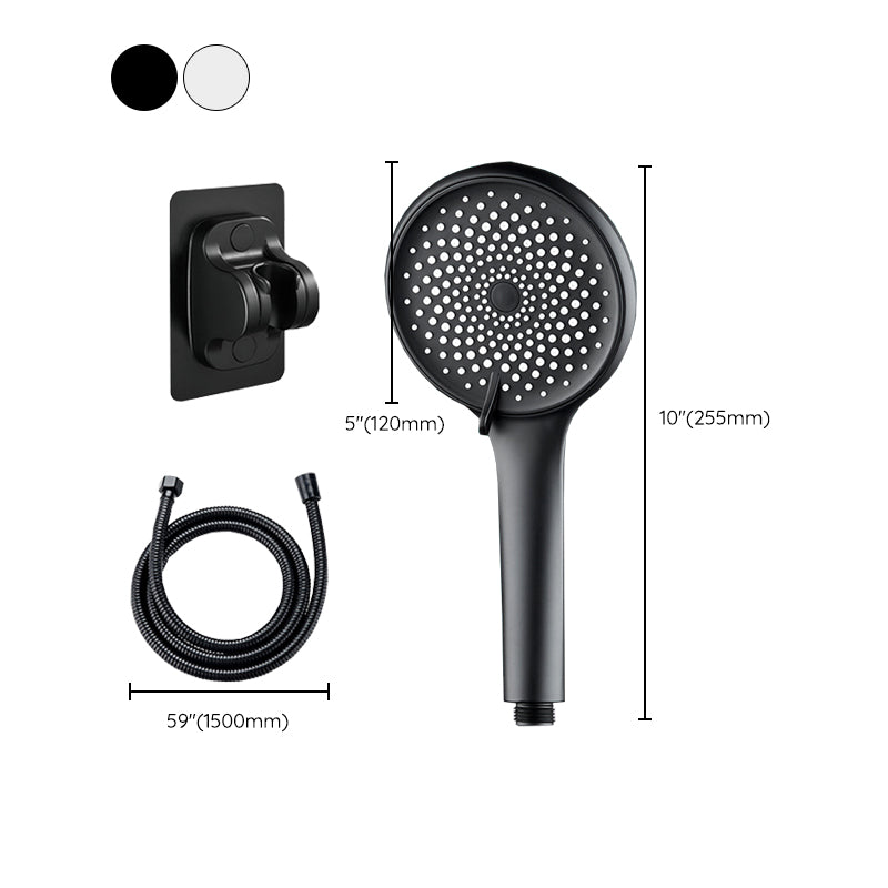 Plastic Handheld Shower Head Adjustable Spray Pattern Shower Head