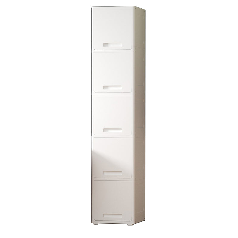 Plastic Kids Closet Modern Style Wardrobe Armoire with 5 Doors