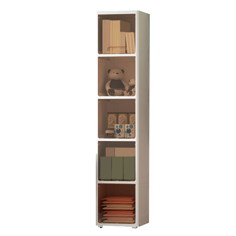 Plastic Kids Closet Modern Style Wardrobe Armoire with 5 Doors