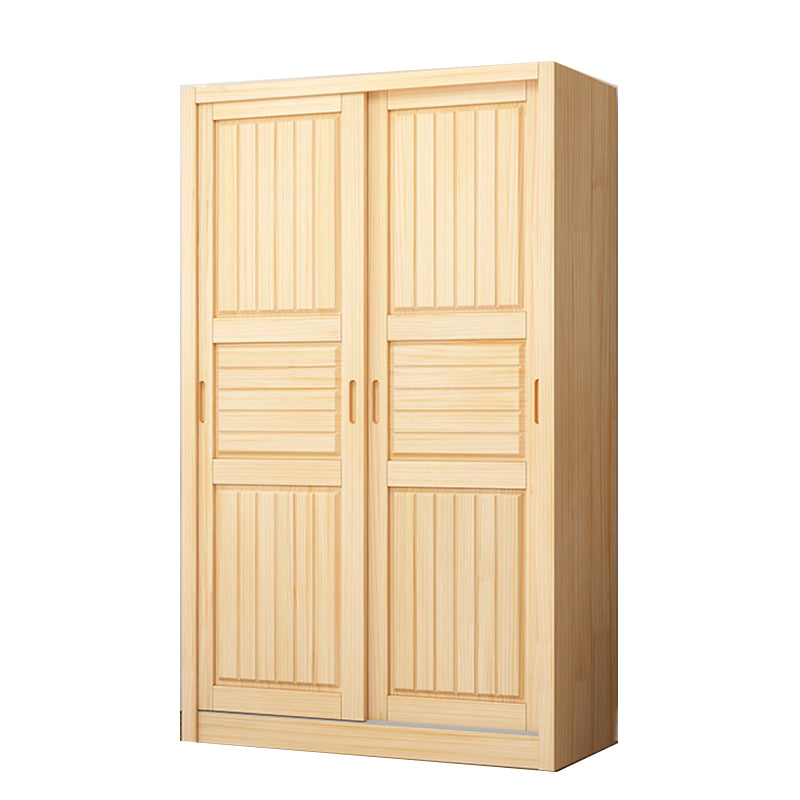 Modern Wardrobe Armoire Solid Wood Wardrobe Closet With Doors