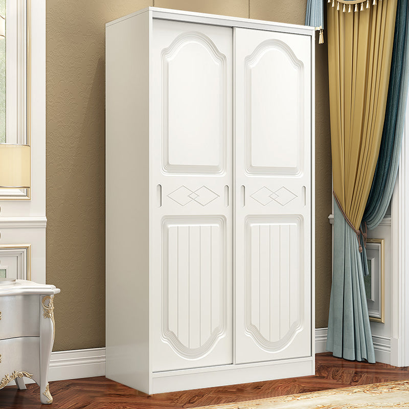 Contemporary Wardrobe Armoire Wood Wardrobe Closet with Door