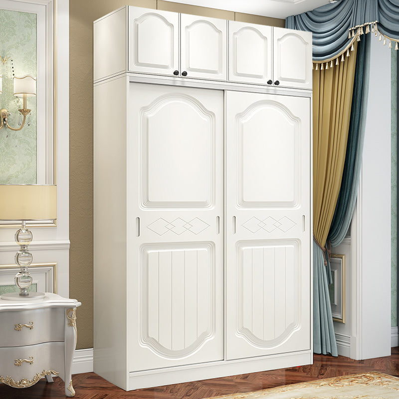 Contemporary Wardrobe Armoire Wood Wardrobe Closet with Door