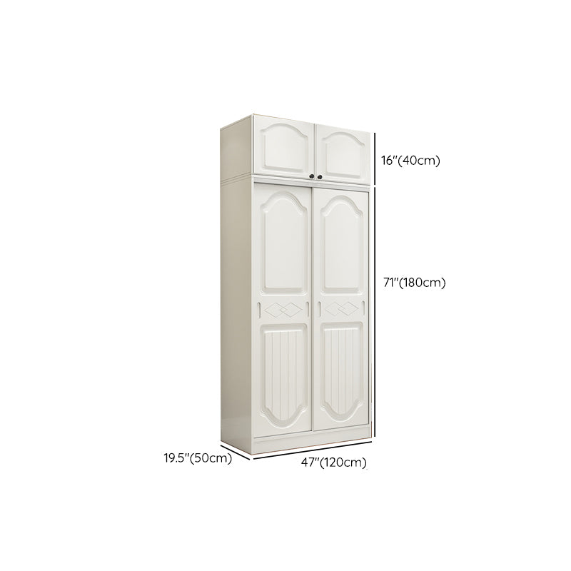 Contemporary Wardrobe Armoire Wood Wardrobe Closet with Door