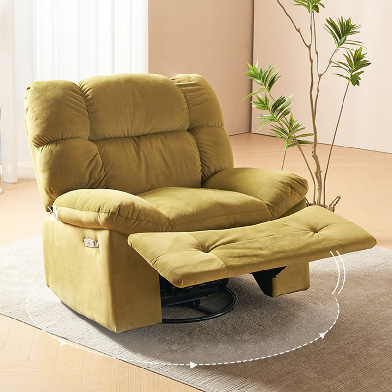 Solid Color Standard Recliner Upholstered Recliner Chair with Position Lock