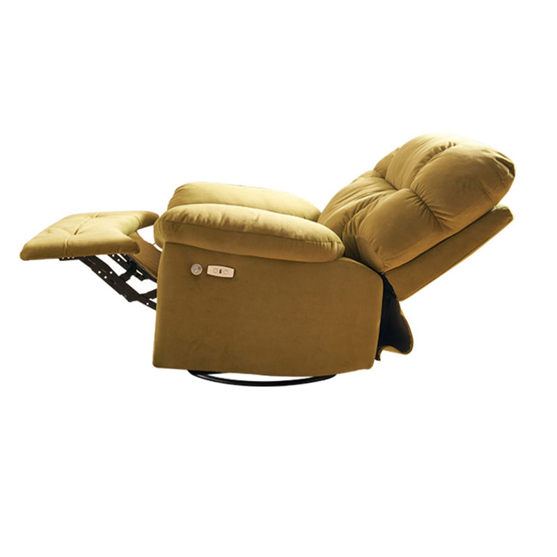 Solid Color Standard Recliner Upholstered Recliner Chair with Position Lock