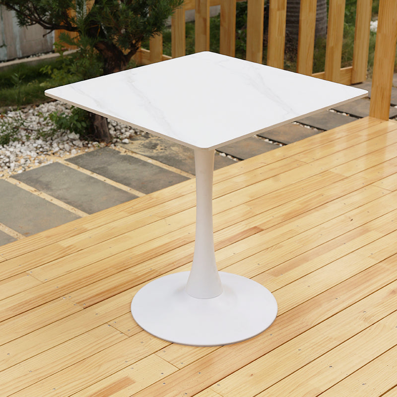 Modern Outdoor Patio Table Water Resistant Patio Table with Aluminum Frame