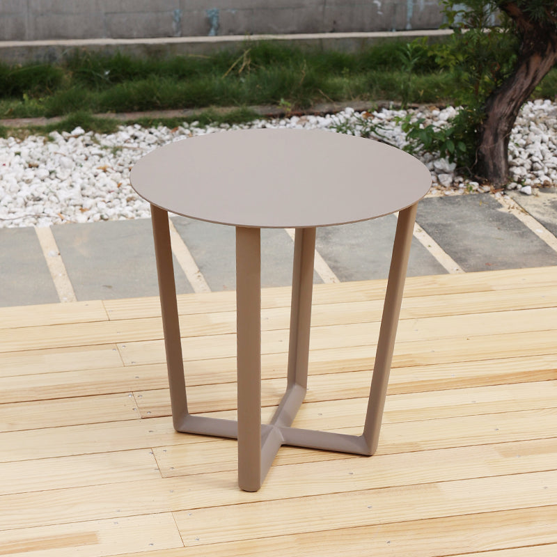 Modern Outdoor Patio Table Water Resistant Patio Table with Aluminum Frame