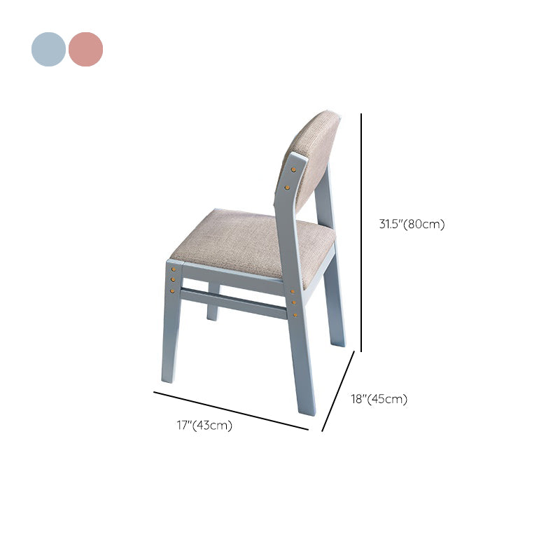 Solid Wood Desk and Chair 2 Drawers Kids Writing Desk with shelf