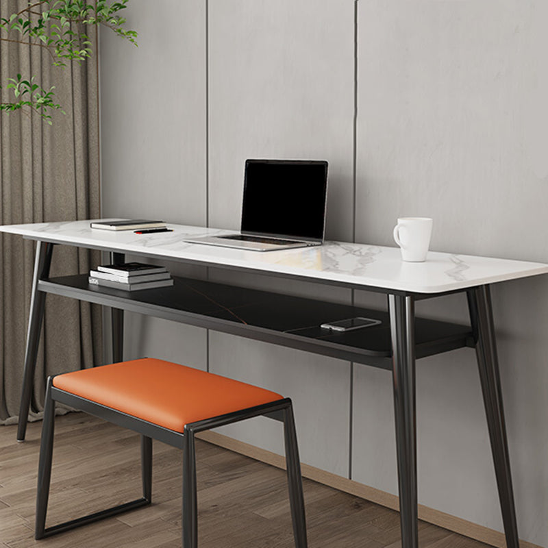 Rectangular Shaped Modern Style Office Desk 4 Legs Writing Desk for Home