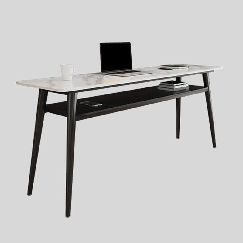 Rectangular Shaped Modern Style Office Desk 4 Legs Writing Desk for Home