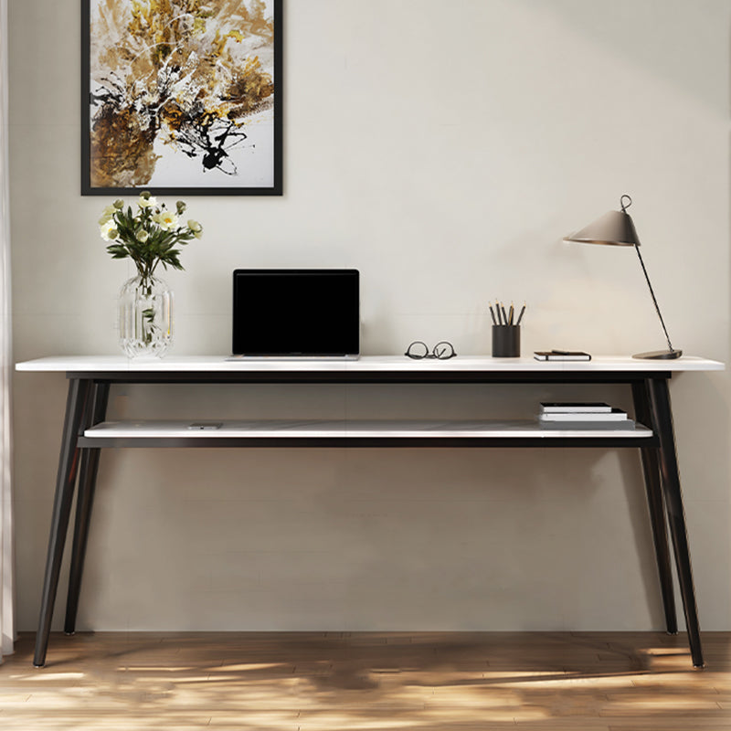 Rectangular Shaped Modern Style Office Desk 4 Legs Writing Desk for Home