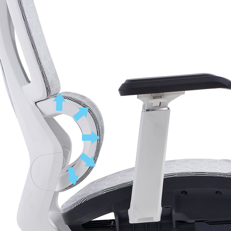 Modern Office Chair Removable Arms No Distressing Chair with Breathable Back