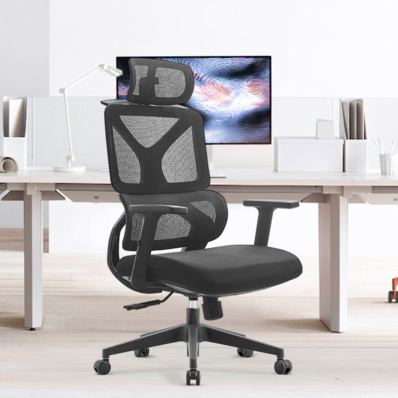 Modern Chair Removable Arms No Distressing Ergonomic Chair with Breathable Back