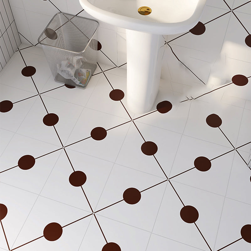 Modern Style Floor Tile Moroccan Pattern Straight Edge Square Waterproof Floor Tile