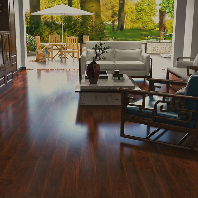 Modern Laminate Flooring Click Lock Stain Resistant Laminate Plank Flooring