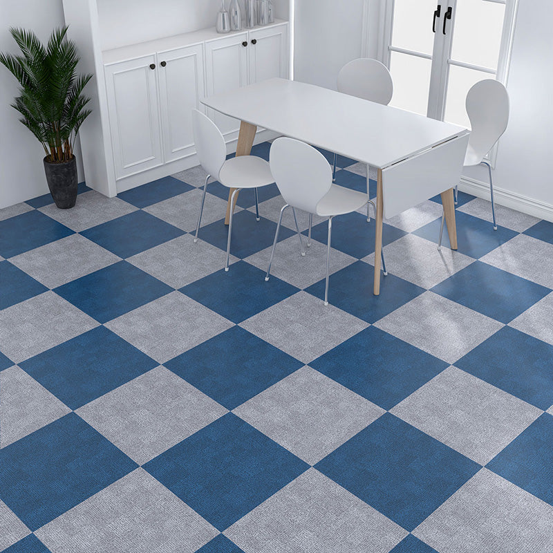 Home Indoor Vinyl Floor Coiled Marble Print Square PVC Vinyl Flooring