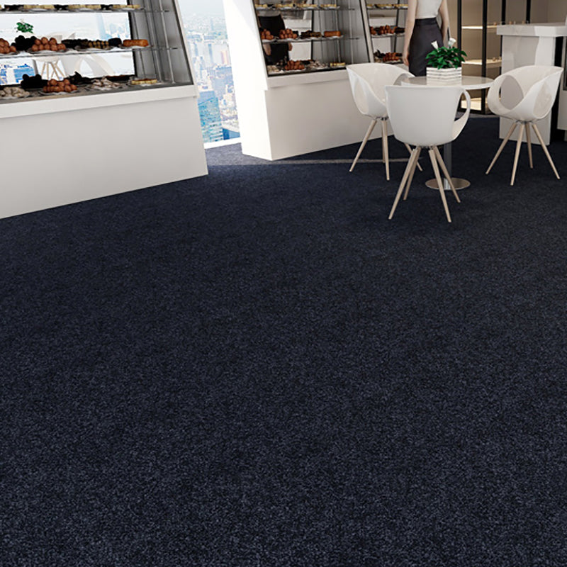 Indoor Carpet Tiles Solid Color Level Loop Stain Resistant Carpet Tiles